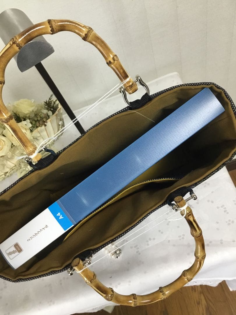 花ぷらら・ハンドメイド・大島紬・大きめ・トートバッグ・165