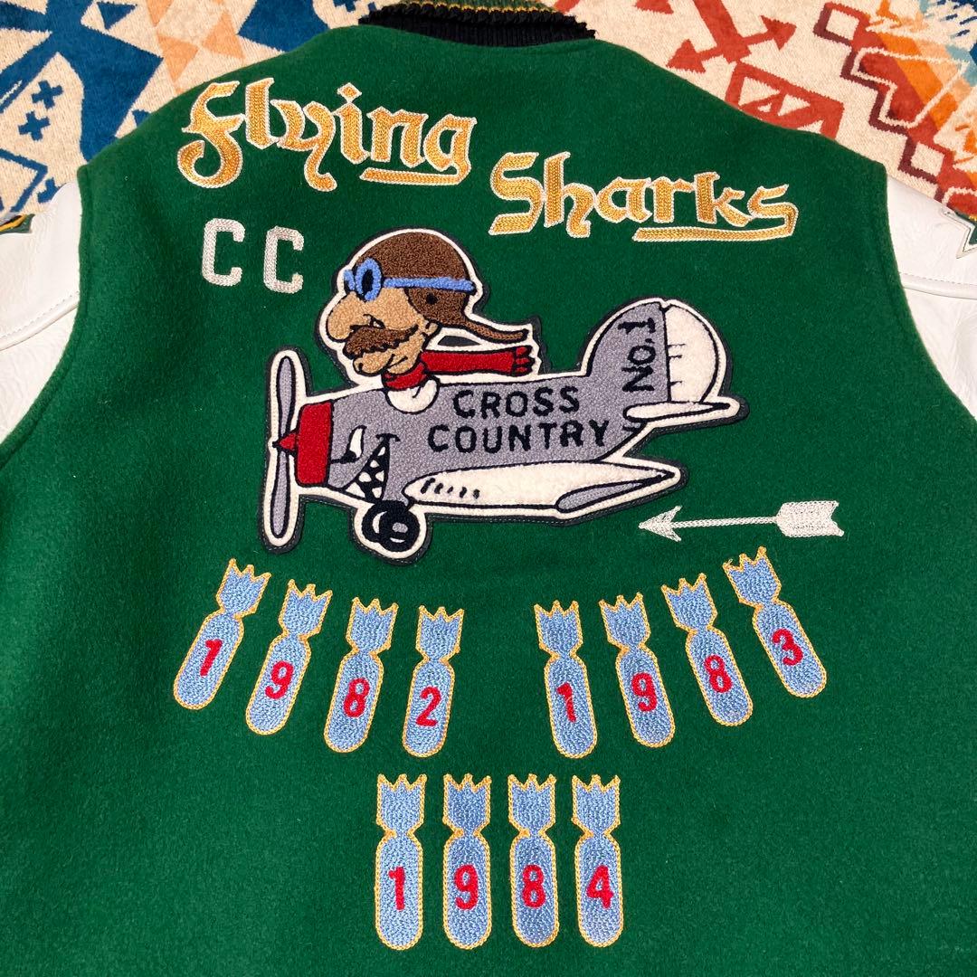 【極美品】WHITESVILLE フルデコスタジャン