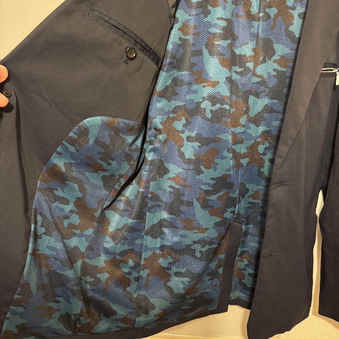 【美品】WWS YZOセットアップ ネイビー L