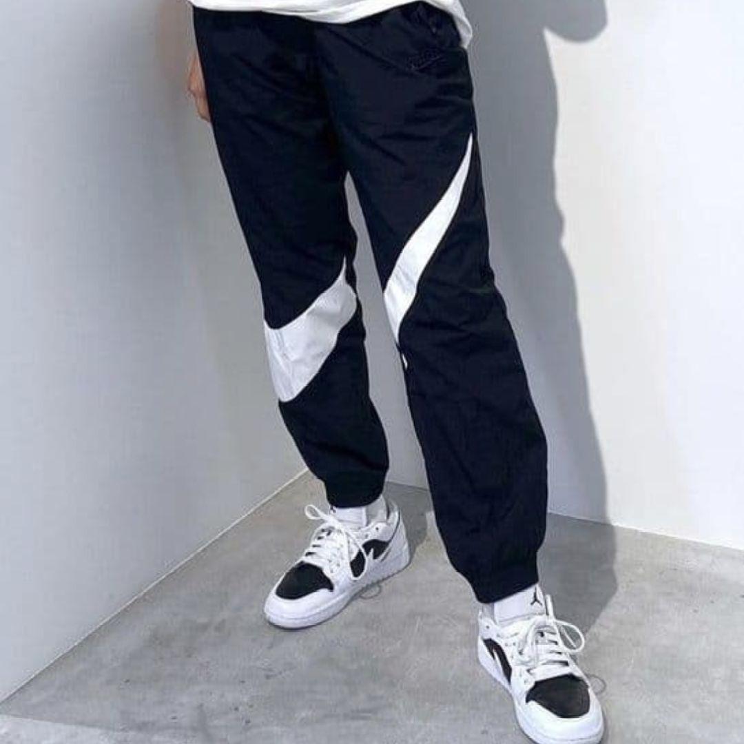 ■美品■ナイキ ウーブンパンツ ビックスウッシュ ナイロン 黒 ブラック