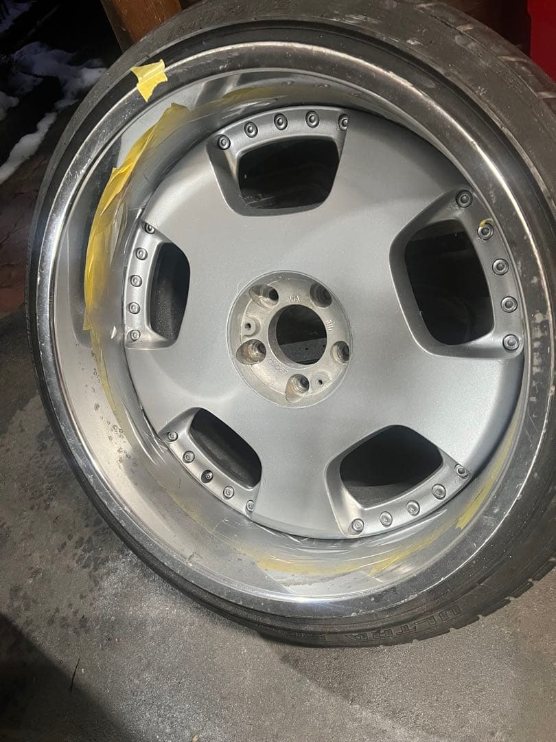 19インチ 10.5J -7 5穴 PCD114.3 ホイール 2本