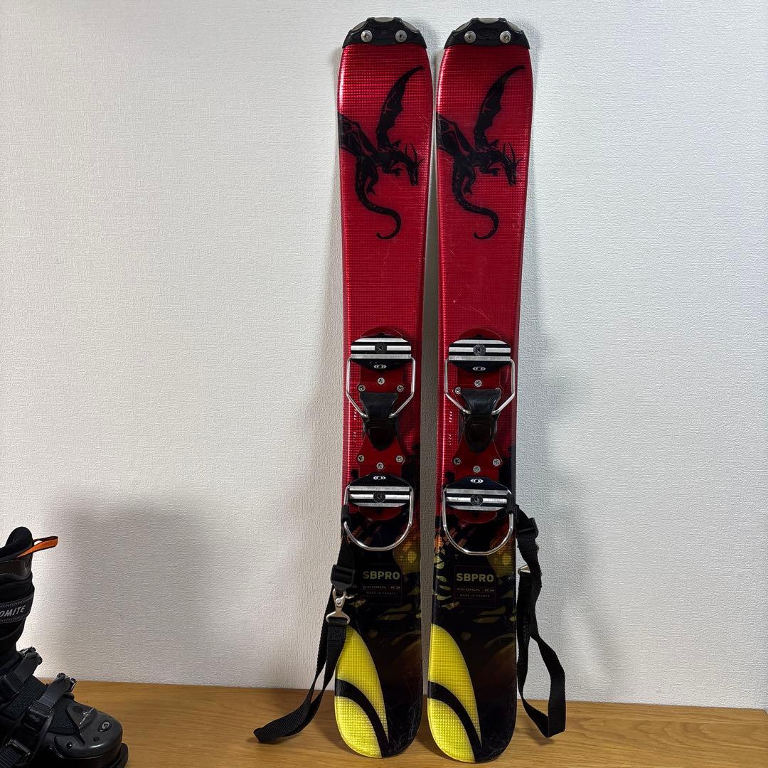 メンズ　ショートスキー　ファンスキーセット　Salomon 27-27.5cm