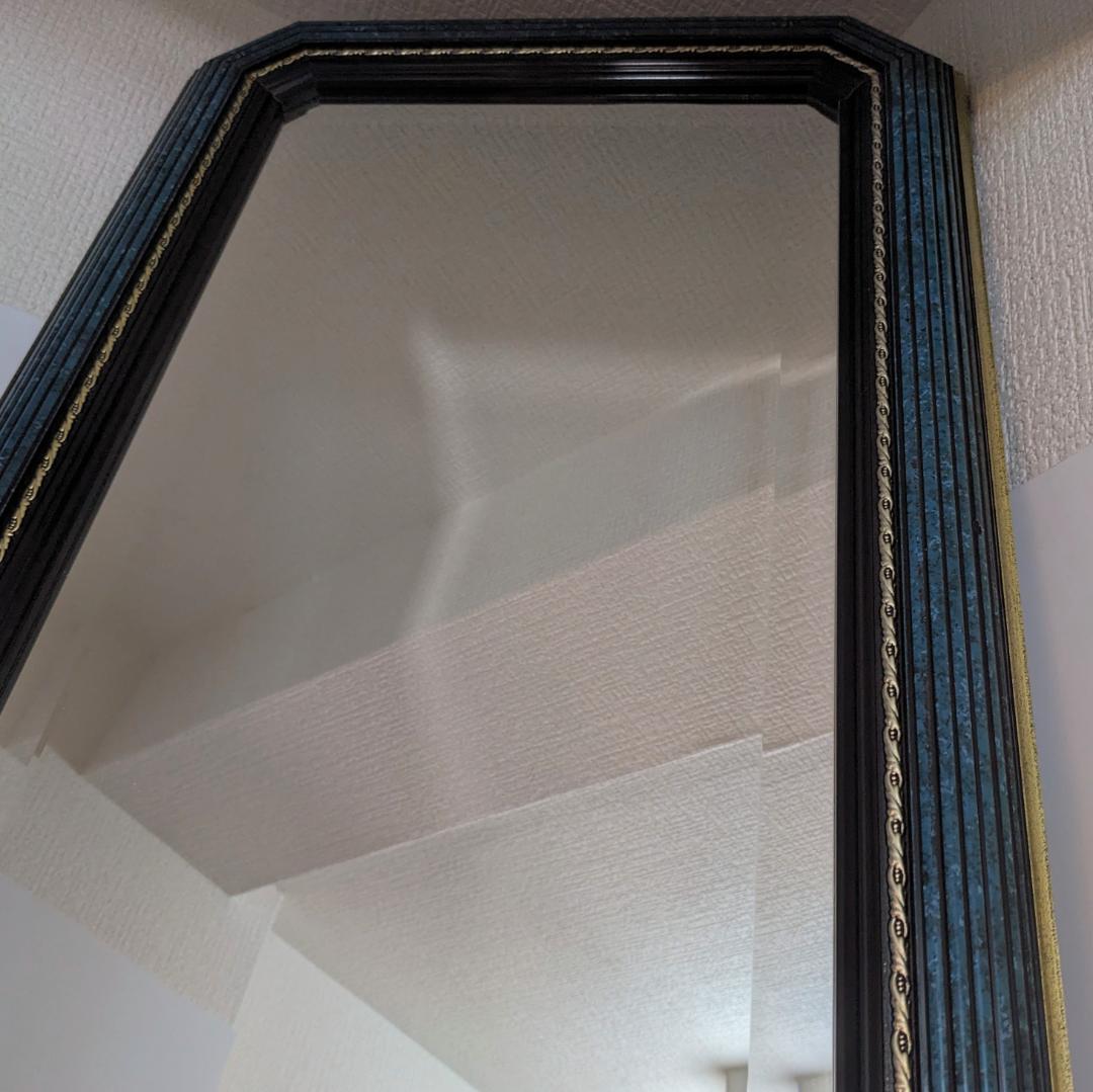 ヴィンテージ 90s イタリア製 ウォールミラー 壁掛け鏡 デコラティブ バブル