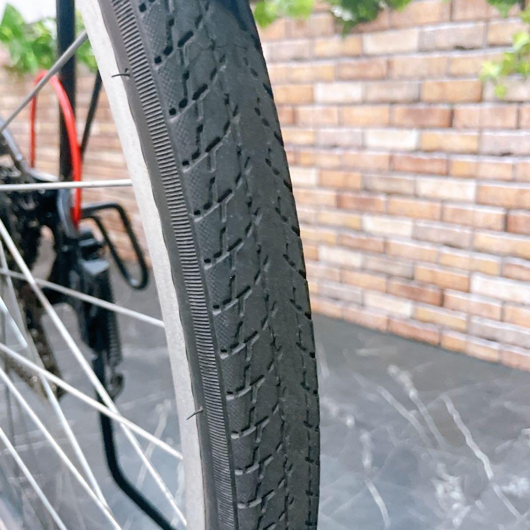 【86】一般車 ママチャリ SUBCREW ブラック 27インチ 外装変速付き