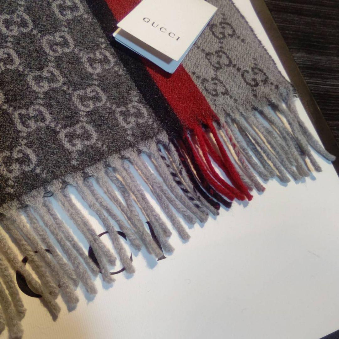 ❤美品箱付き❤GUCCI マフラー ショール スカーフ❤最高級カシミヤ❤