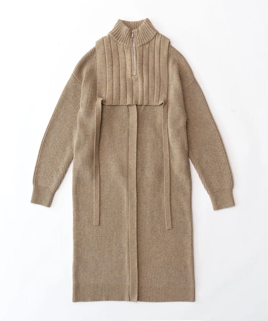 【試着のみ】MAISON SPECIAL マルチウェイレイヤードニットワンピ