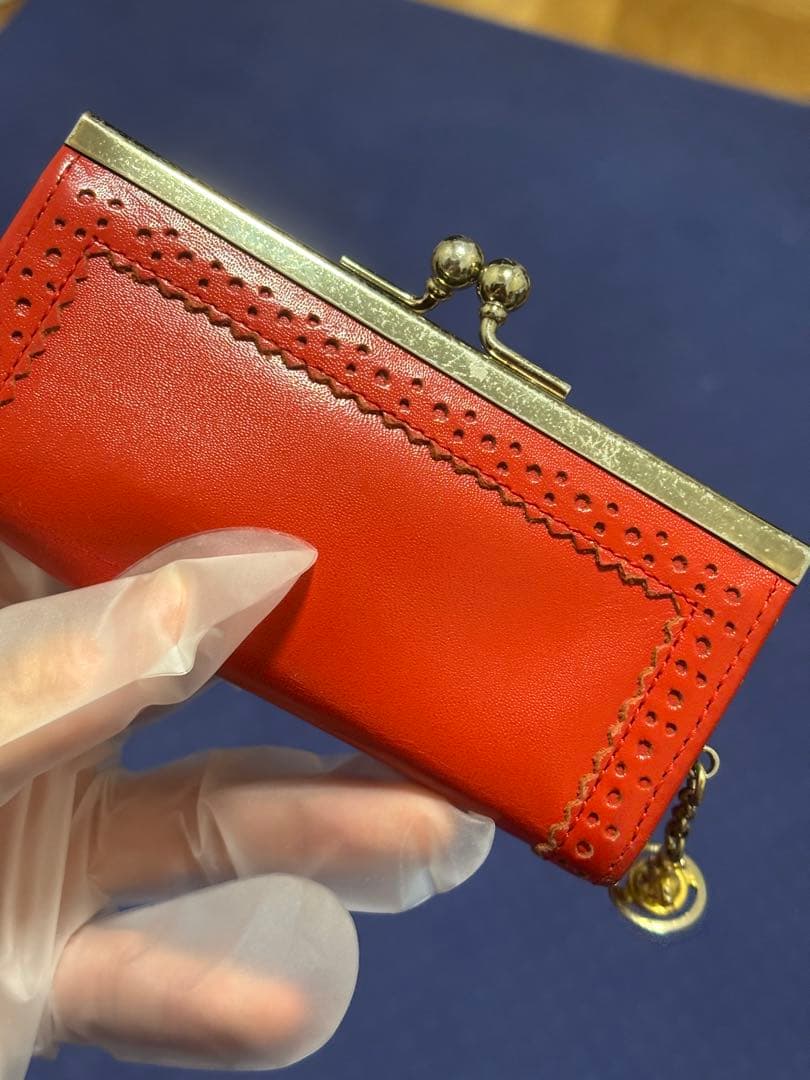 【希少】Vivienne Westwood ケース 赤エナメルボタン