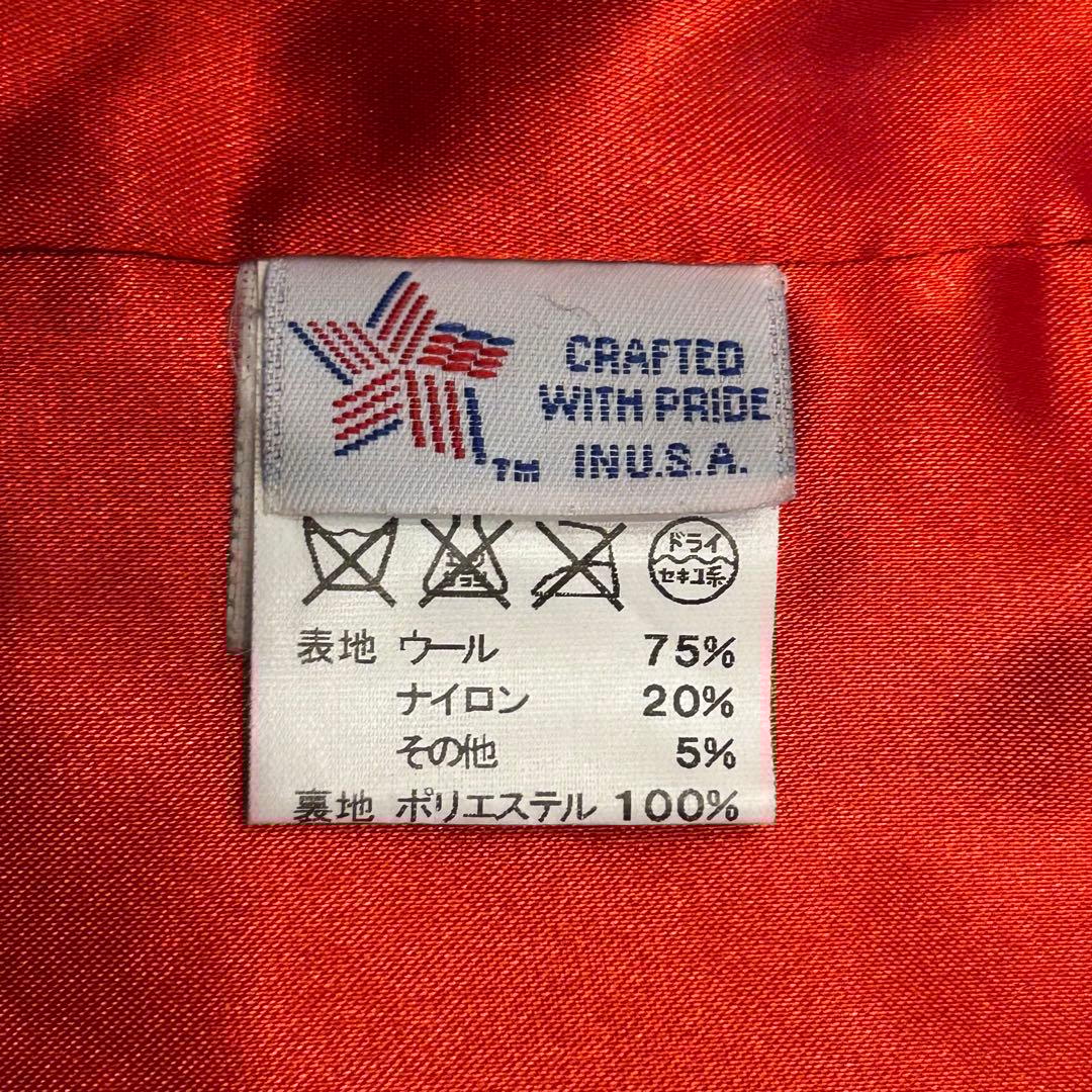 ポン　Schott ショット レザーパイピング ピーコート 36 S相当