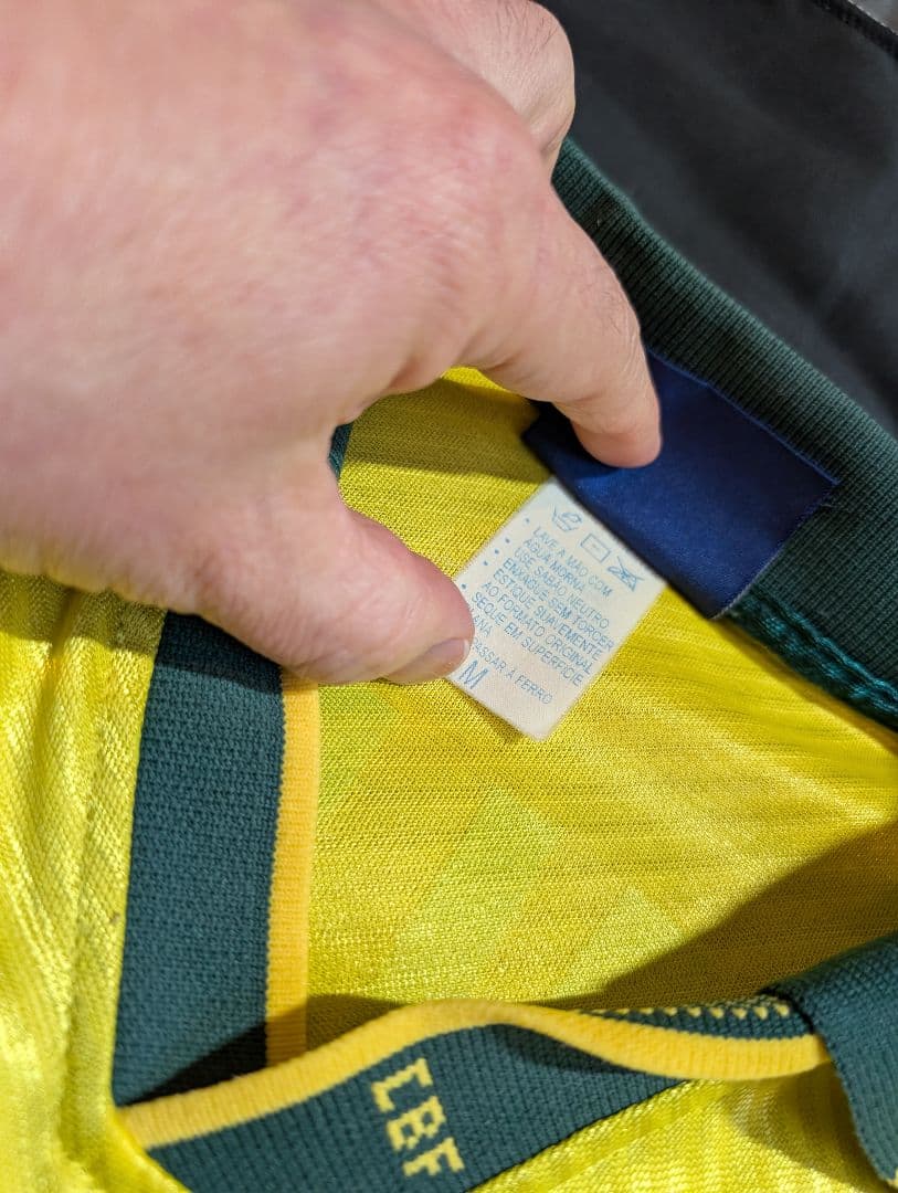 【希少長袖！】ロナウド/ブラジル代表/96年アトランタ五輪/ホームモデル