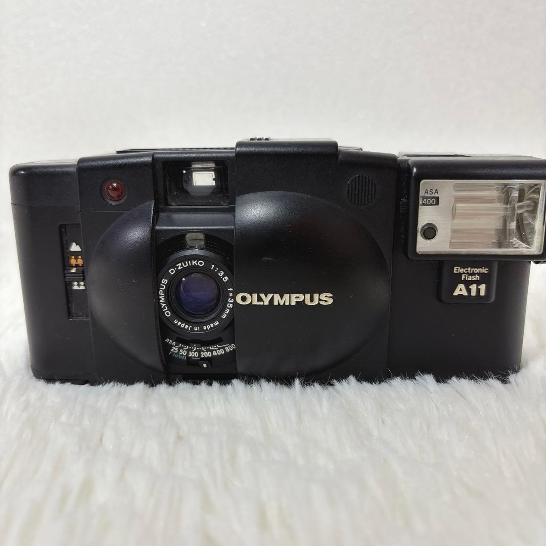 OLYMPUS オリンパス XA2 A11付 フィルムカメラ 動作確認済