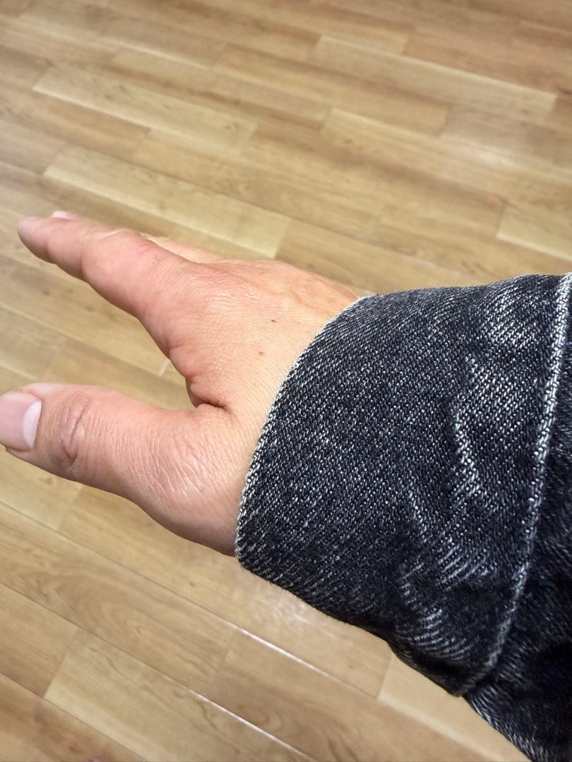 USA製　先染めLevi's70507-4858ブラック　トラッカージャケット