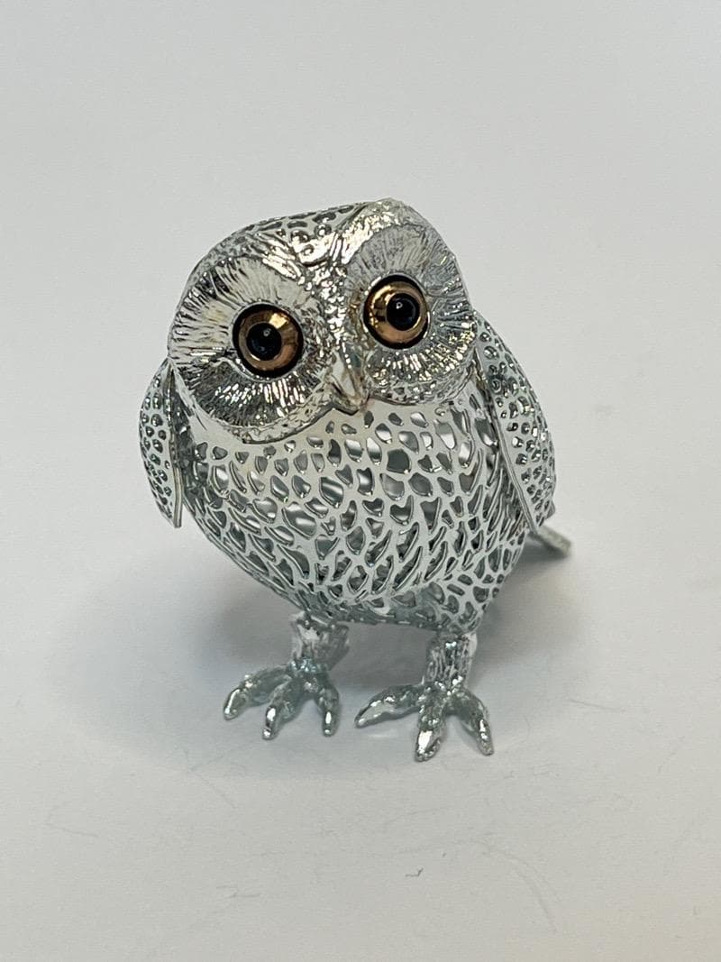 クリストフル リュミエール コレクション フクロウ クリストフルシルバー