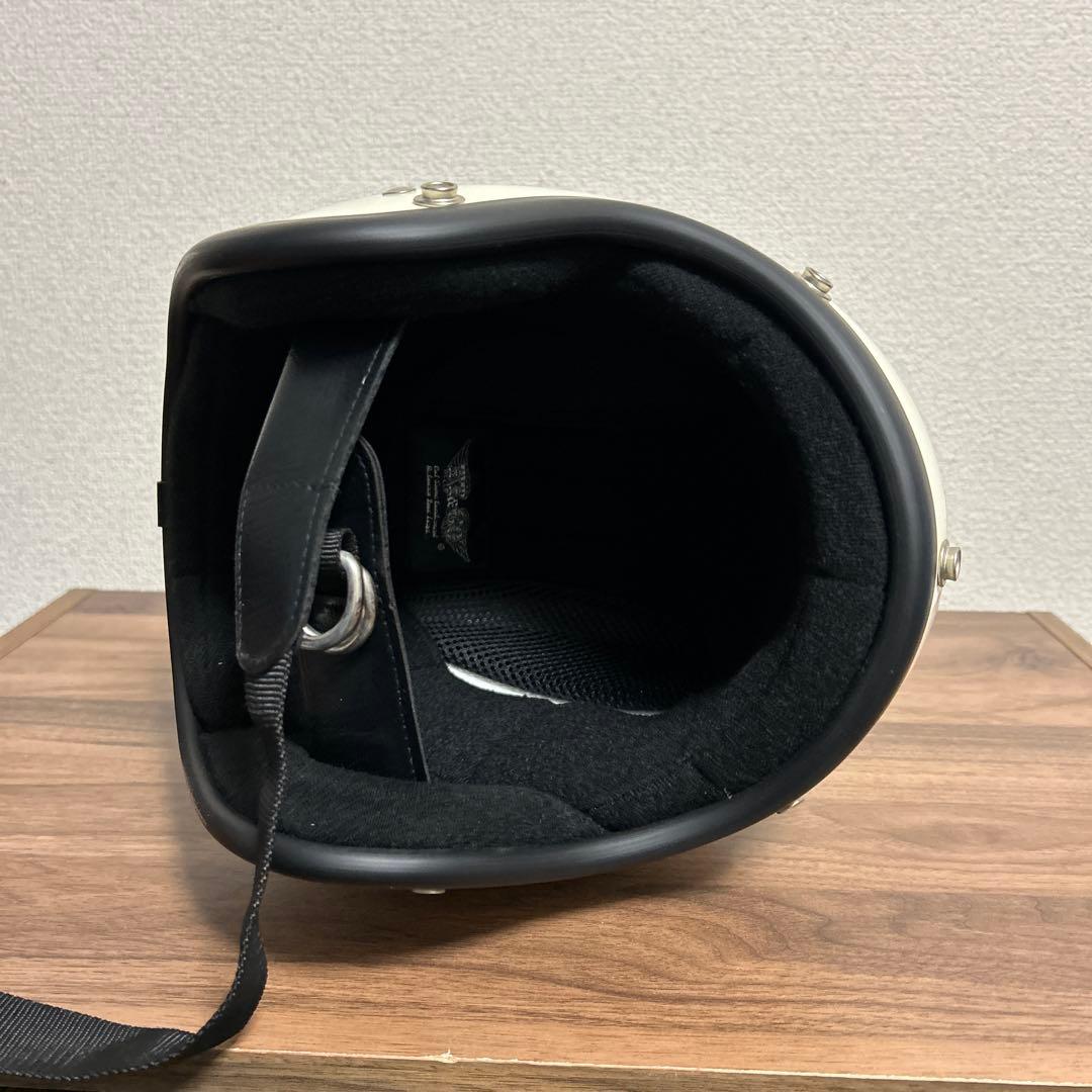 TT&CO TT05J スーパーマグナム ジェットヘルメット アイボリー