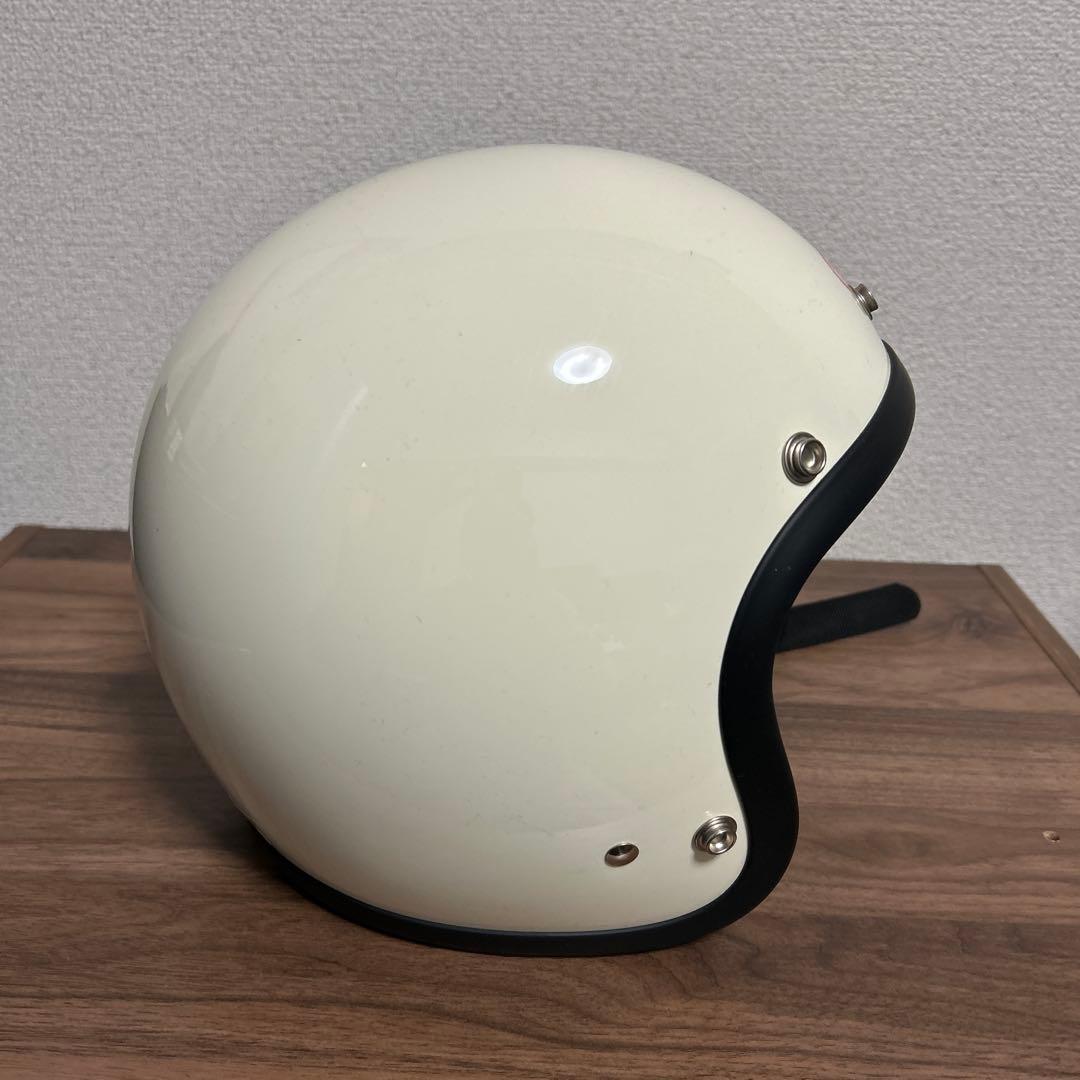 TT&CO TT05J スーパーマグナム ジェットヘルメット アイボリー