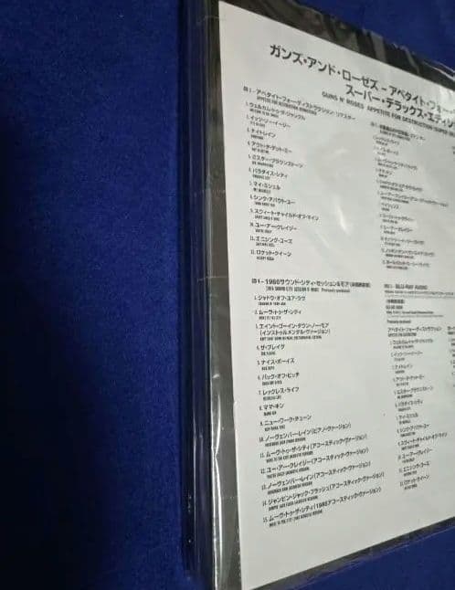 ガンズ・アンド・ローゼズ　アペタイト・フォー・ディストラクション 30周年記念盤