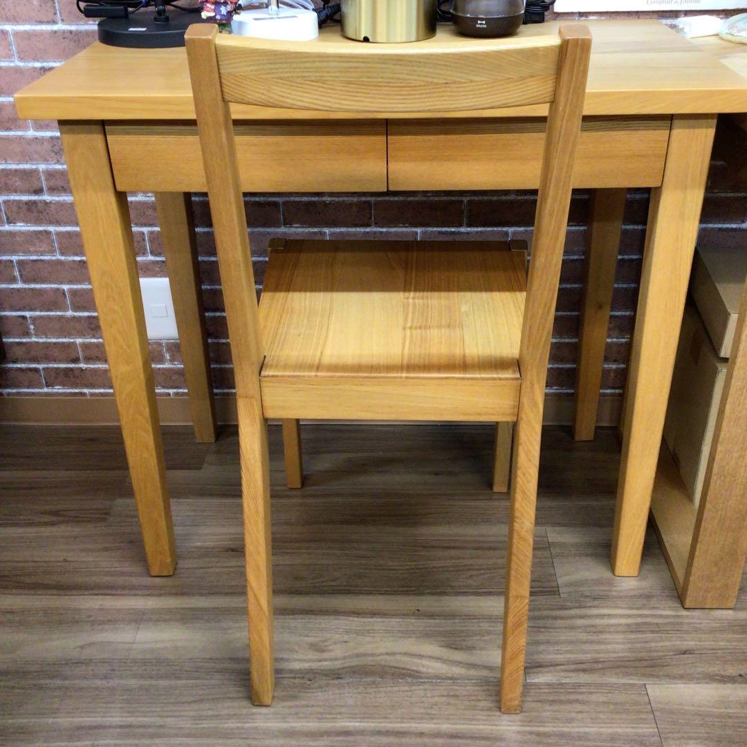 MUJI 無印良品 チェア 椅子 タモ材 ナチュラル USED 展示品 引取可