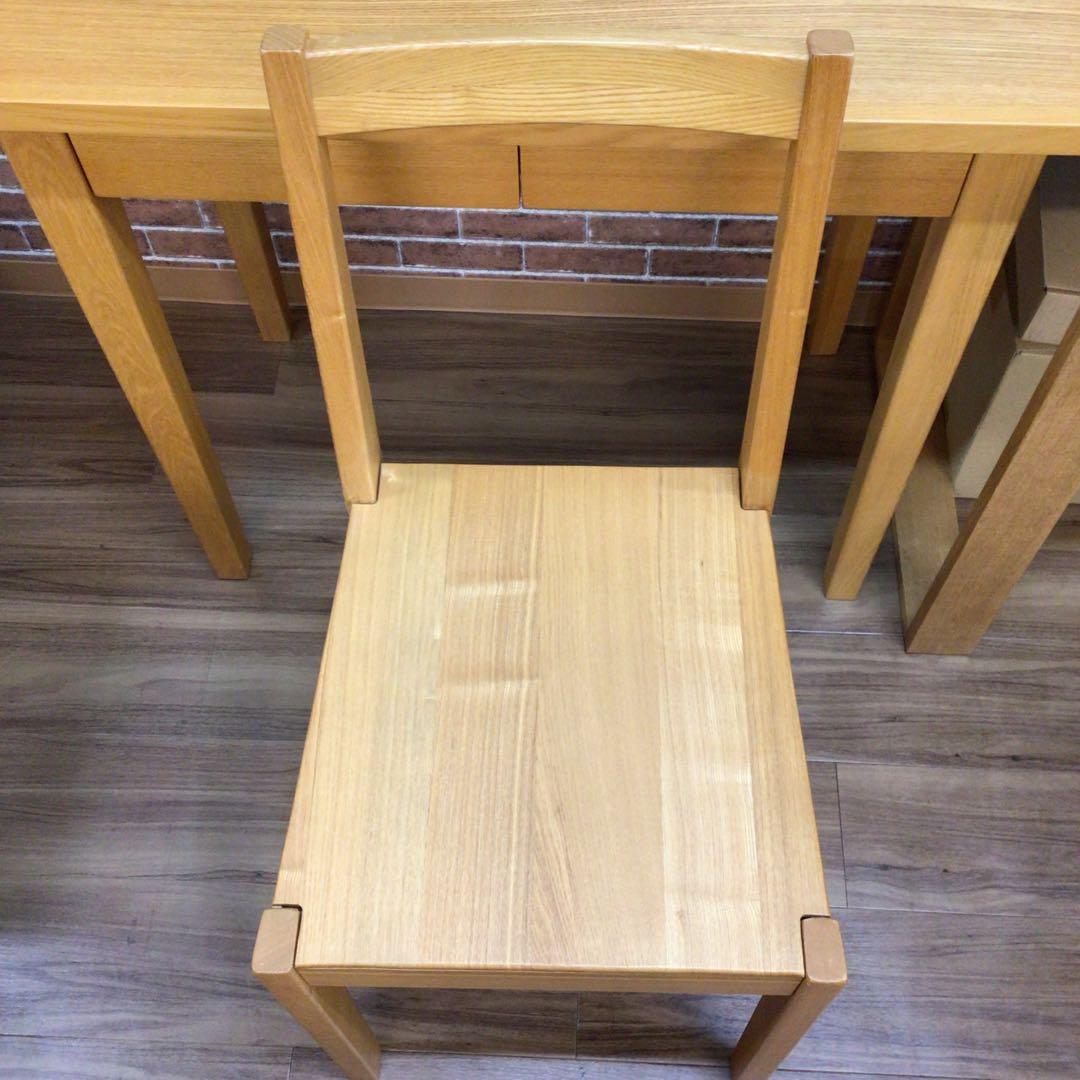 MUJI 無印良品 チェア 椅子 タモ材 ナチュラル USED 展示品 引取可