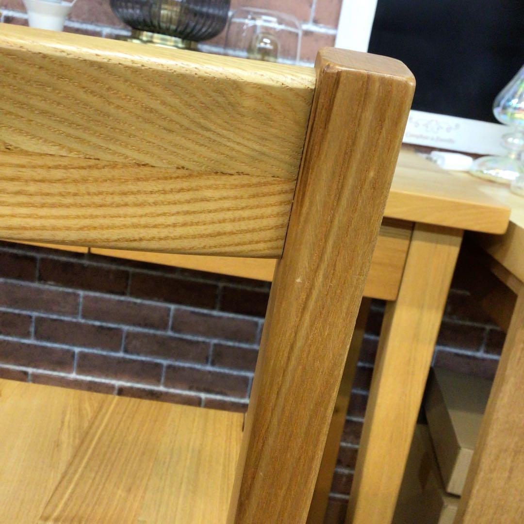 MUJI 無印良品 チェア 椅子 タモ材 ナチュラル USED 展示品 引取可