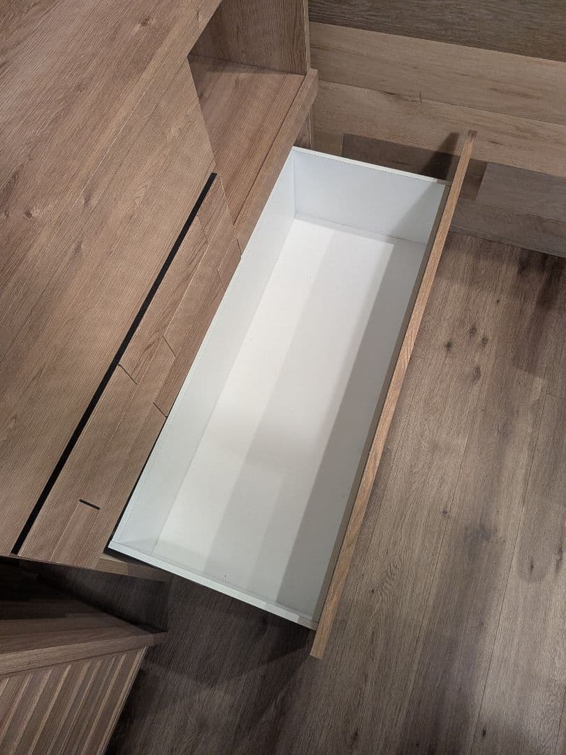 【専用】食器棚　大川家具　木製　幅105cm　奥行45cm　高さ185cm