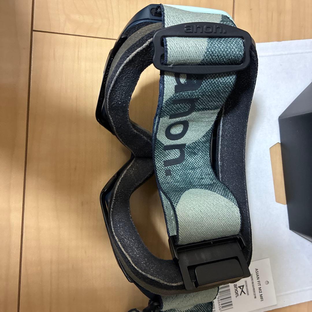 anon M2 ASIAN FITゴーグル ネイビー 迷彩柄