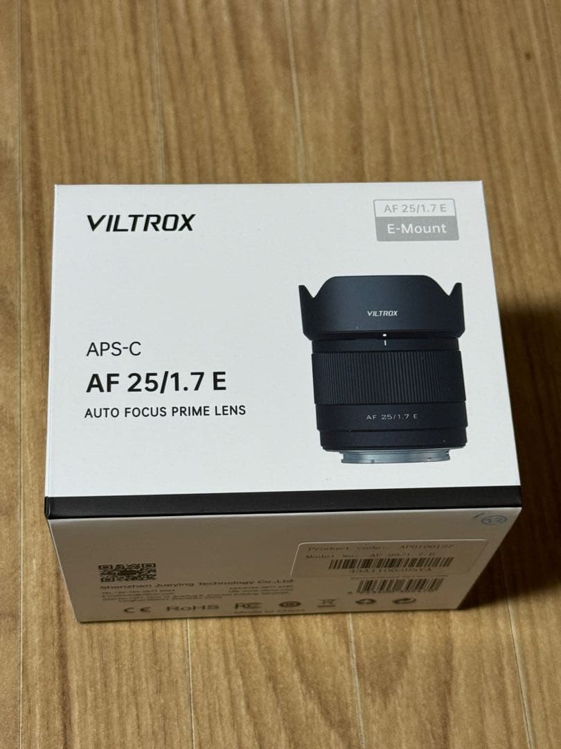 レンズ(単焦点) VILTROX AF 25/1.7 E