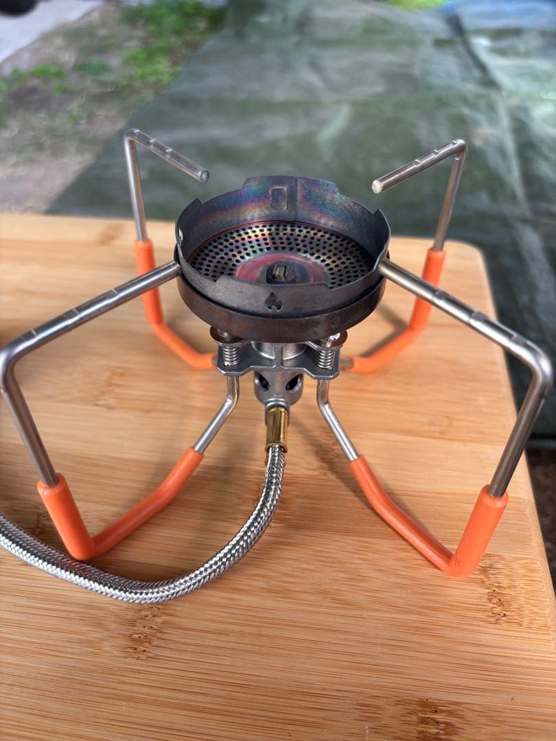 美品　シングルバーナーコンロ ハードケース付き