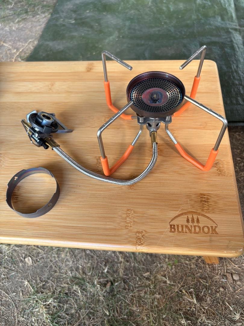 美品　シングルバーナーコンロ ハードケース付き