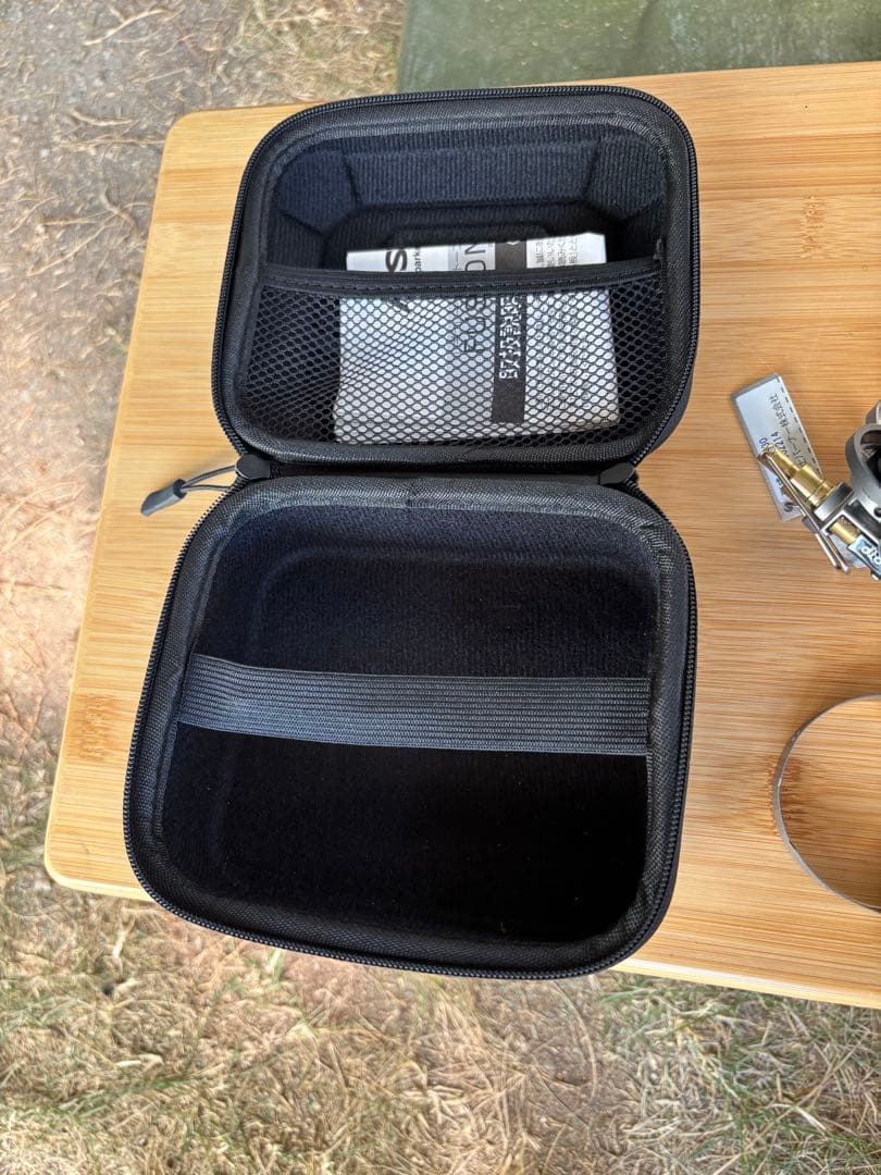 美品　シングルバーナーコンロ ハードケース付き