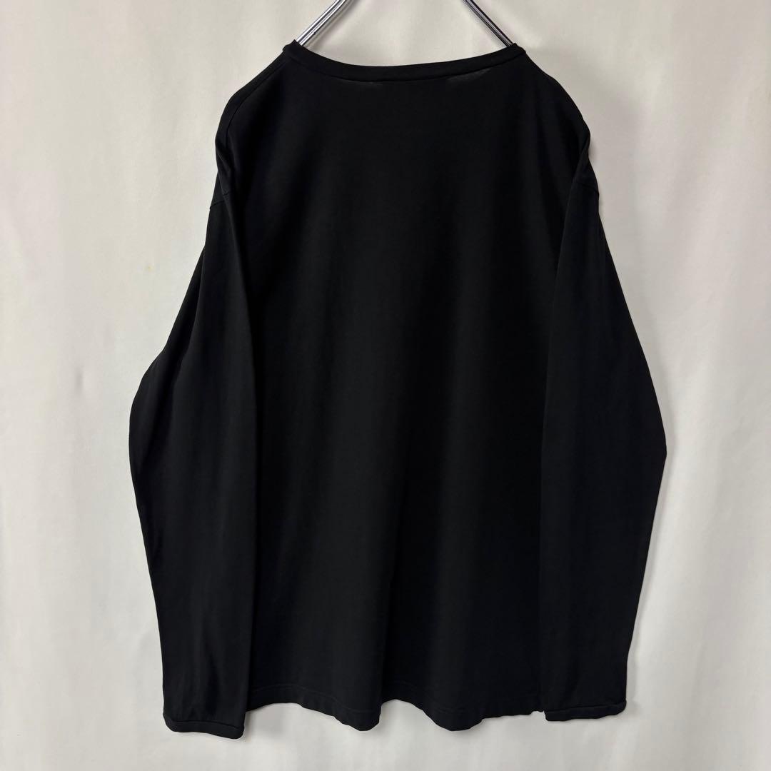 ポルトガル製　ヴィヴィアン・ウエストウッド　刺繍ロゴ　ロングTシャツ　L　黒