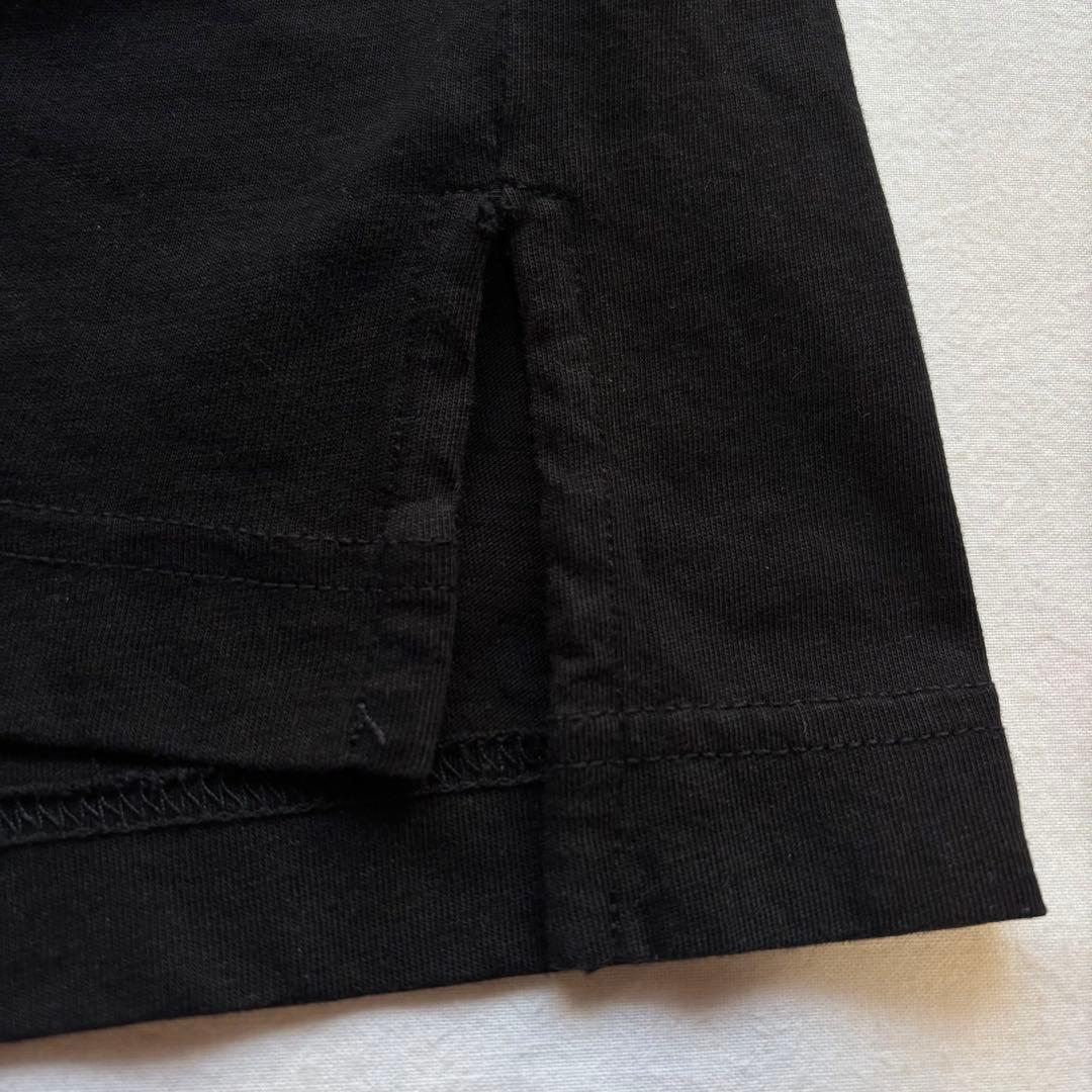 ポルトガル製　ヴィヴィアン・ウエストウッド　刺繍ロゴ　ロングTシャツ　L　黒