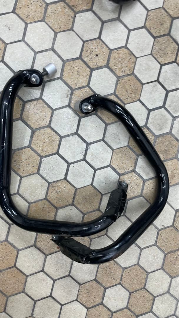 VTR250エンジンガード前後とモリワキマフラー