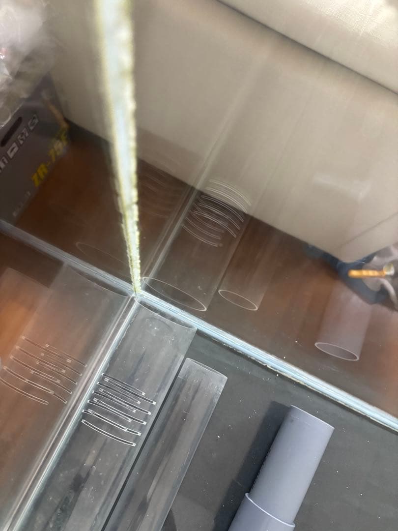 【引取り限定】オーバーフロー水槽　W60 D45 H45 サンプ含む