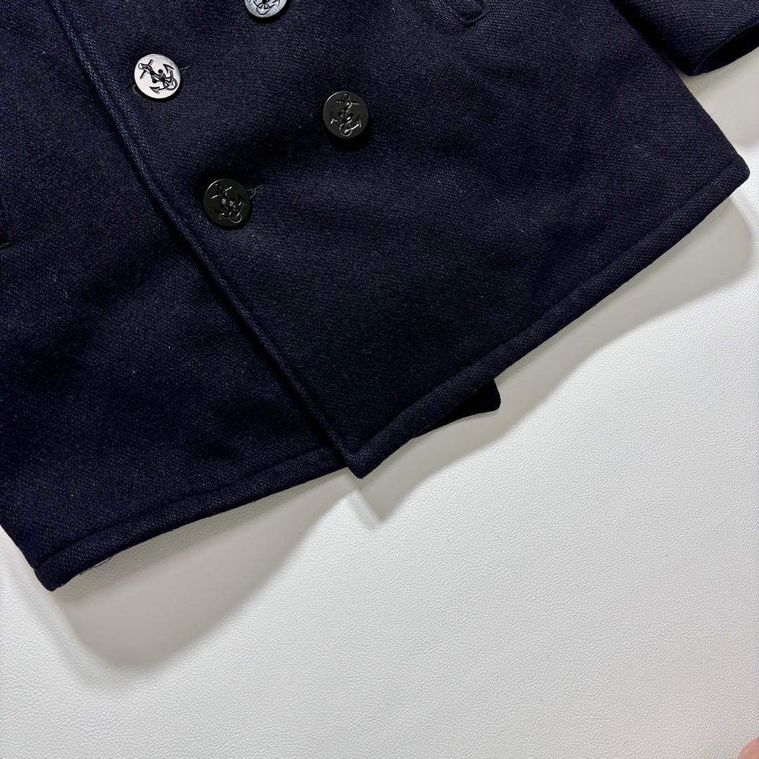 SCHOTT ショット Pコート ネイビー キルティング 44サイズ ウール