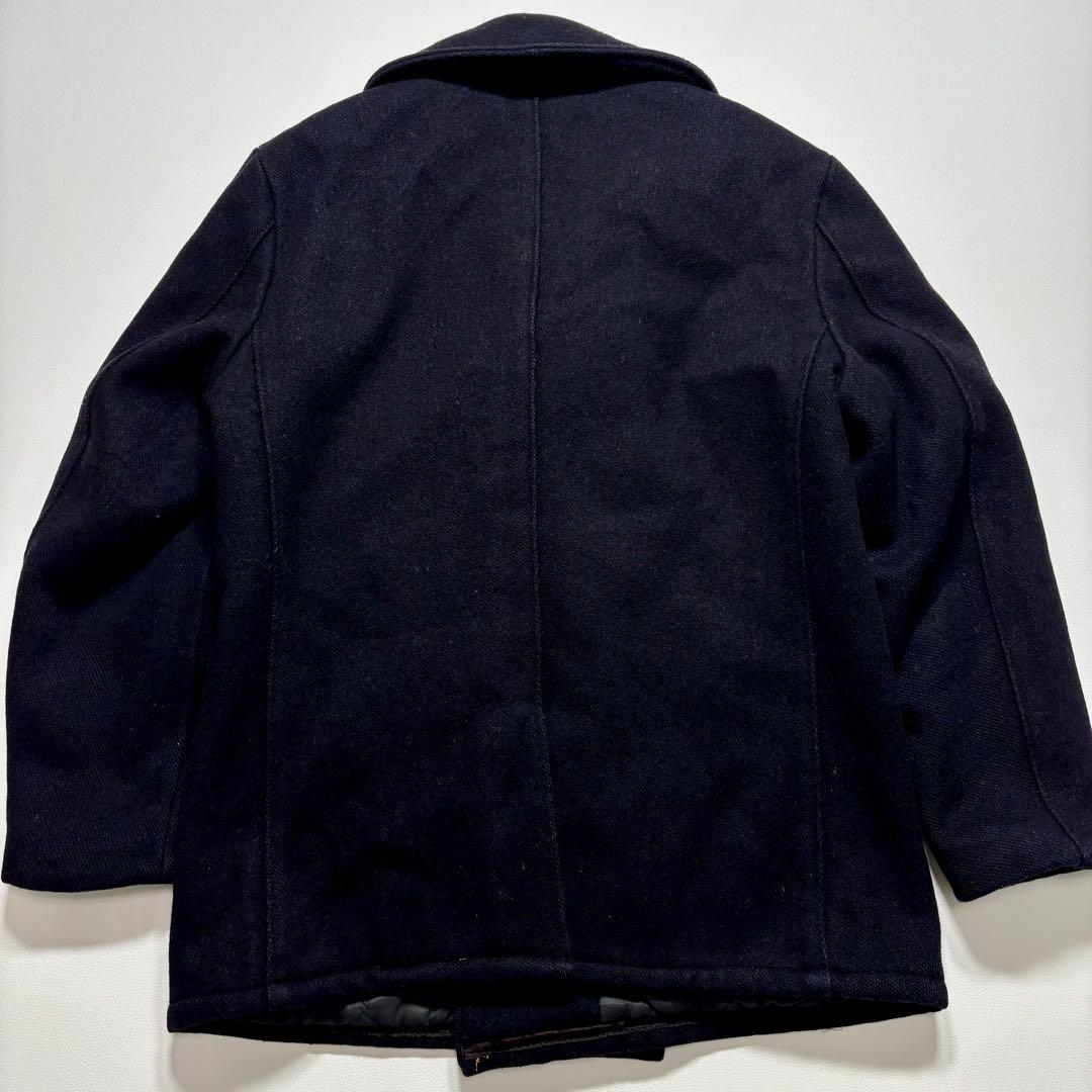 SCHOTT ショット Pコート ネイビー キルティング 44サイズ ウール