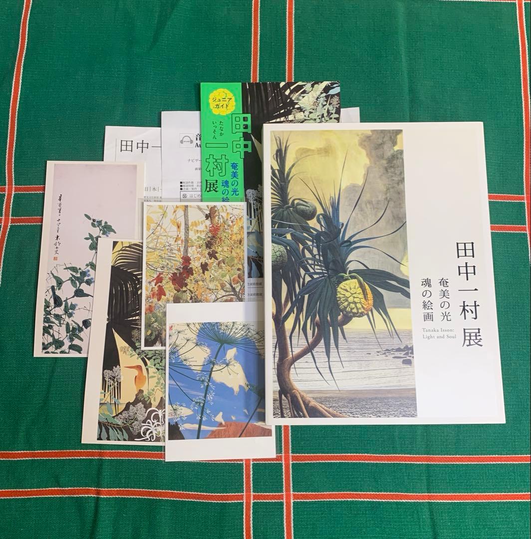 田中一村展　奄美の光 魂の絵画　公式図録とポストカード4枚とガイドパンフ3種