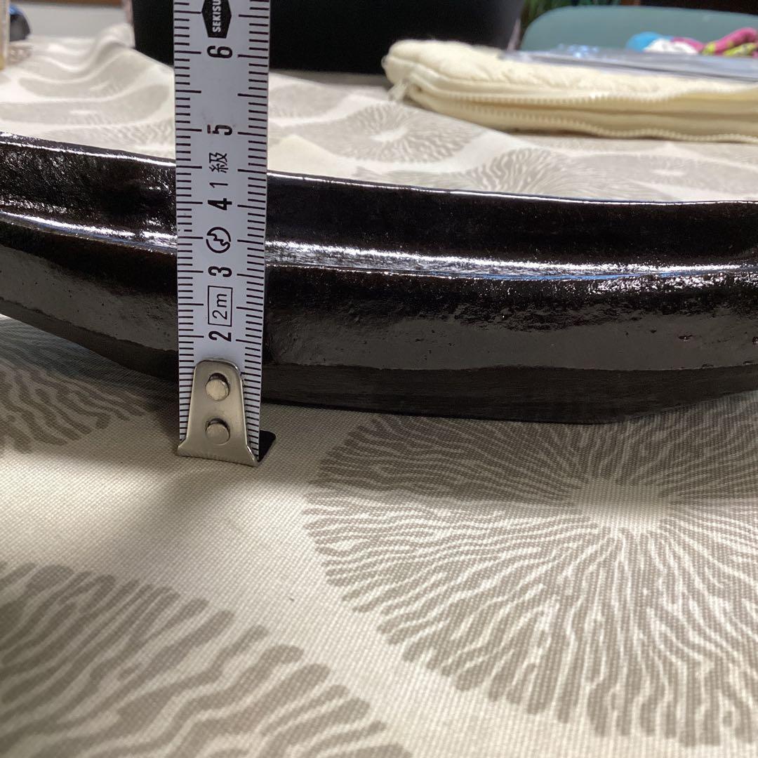 黒釉舟形向付　前菜の器10客　　新品未使用