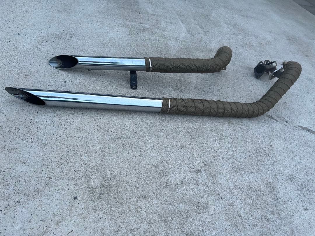 ドラッグスター 1100 vp13j スラッシュマフラー