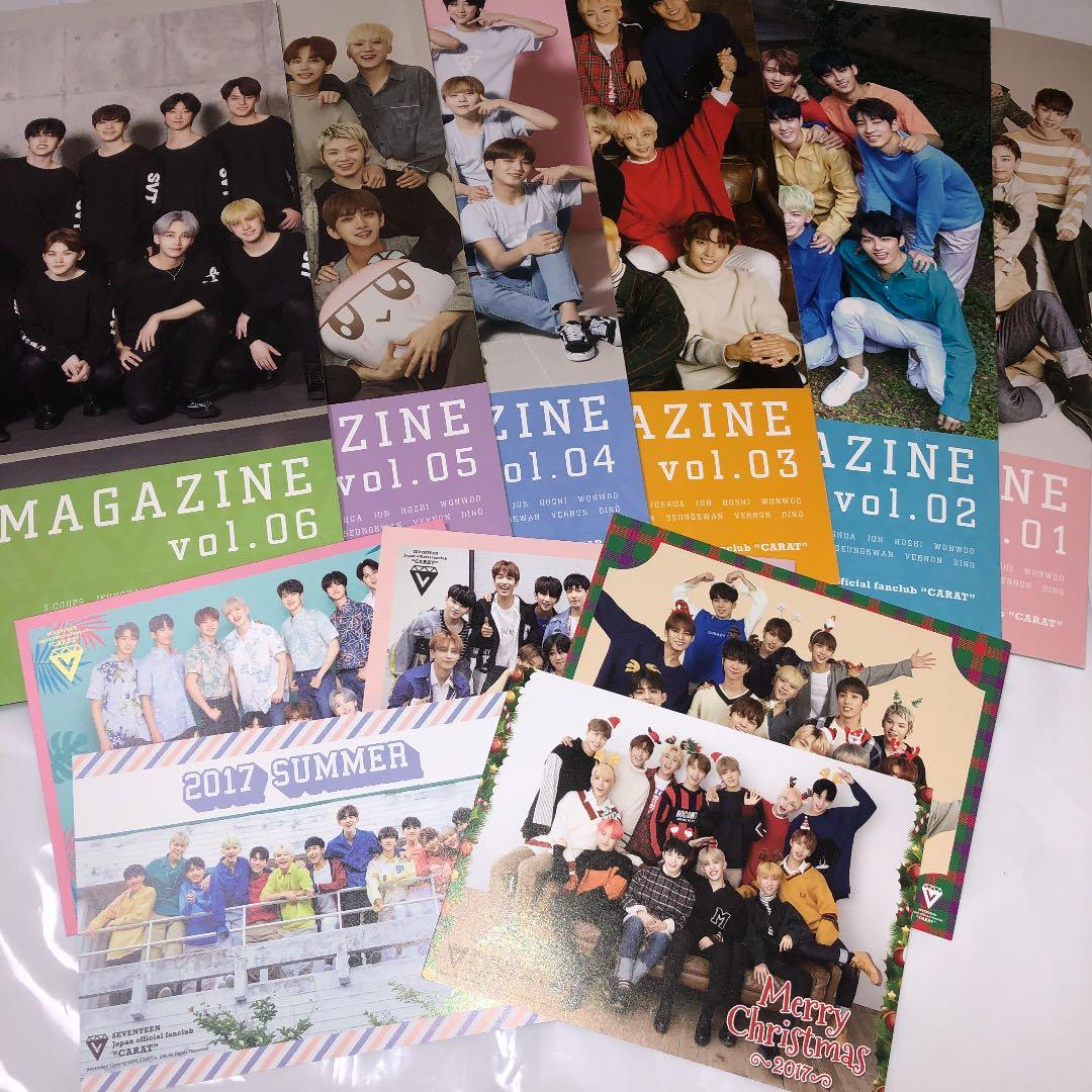 SEVENTEEN 会報 vol.01〜06 ポストカード おまけ付き