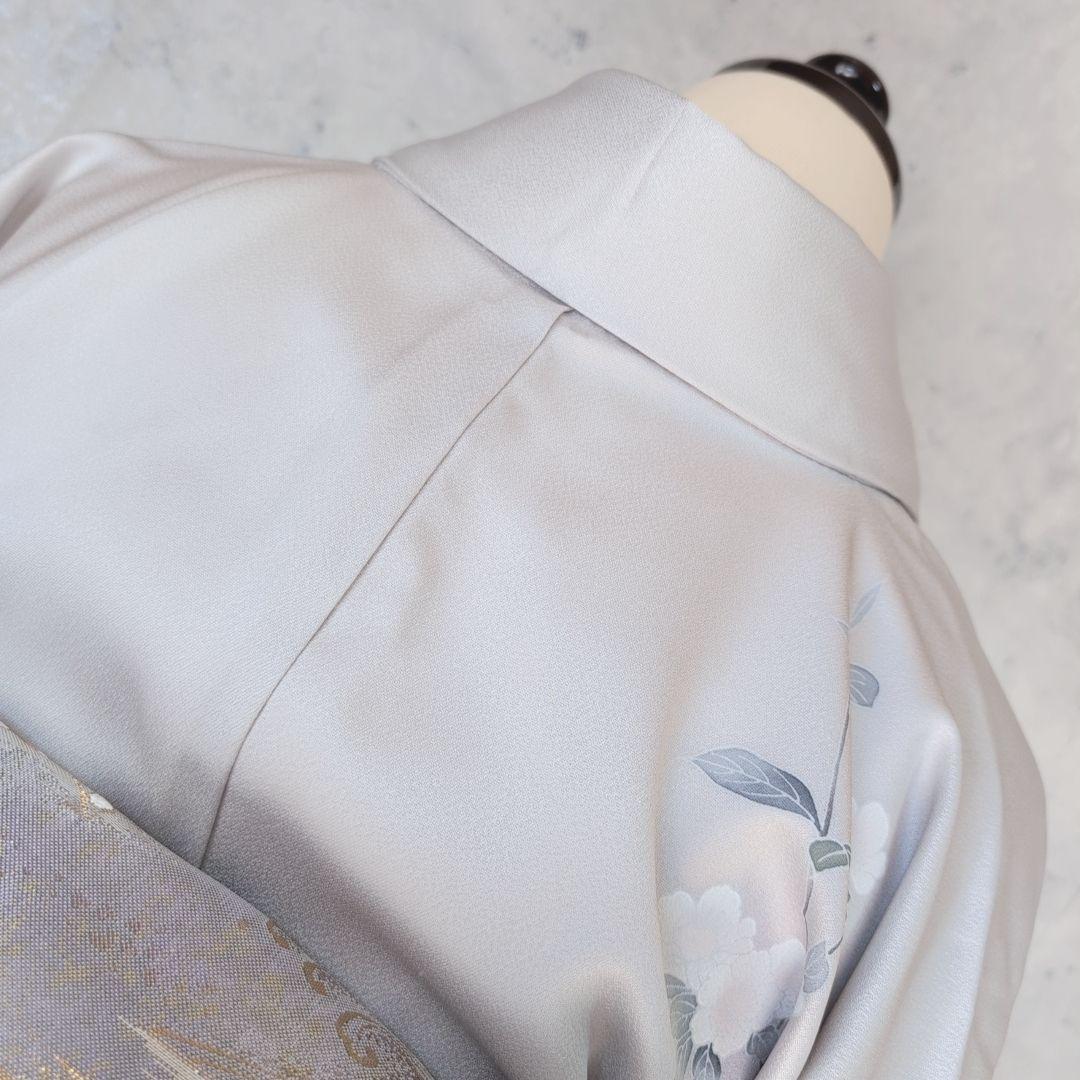 訪問着　フルセット　着物　正絹　トールサイズ　友禅　花車　金彩加工　祝い事　B2