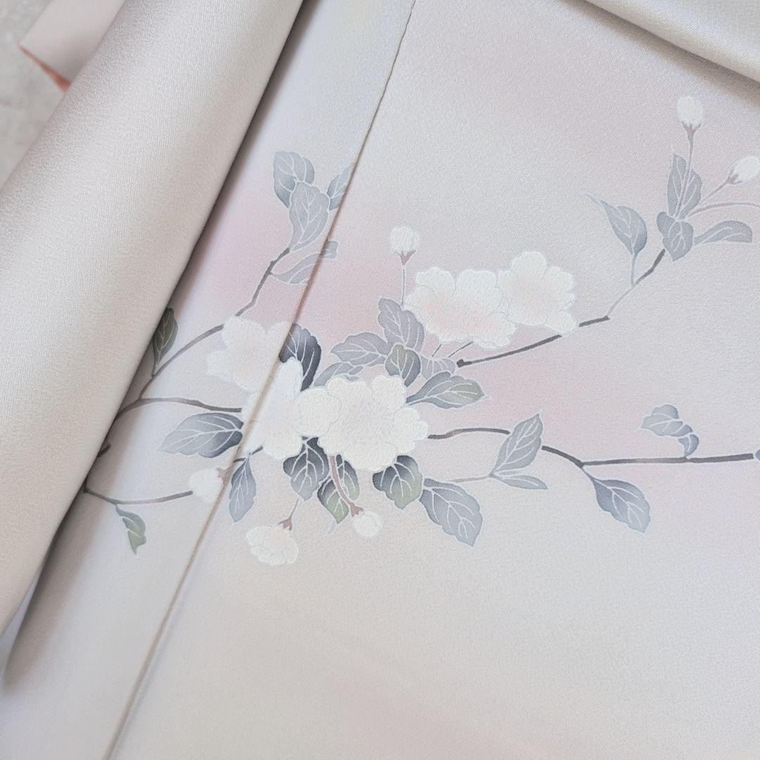 訪問着　フルセット　着物　正絹　トールサイズ　友禅　花車　金彩加工　祝い事　B2