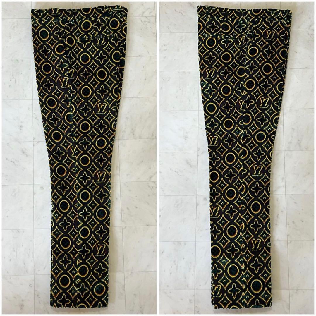 Louis Vuitton 21SS モノグラム フラワー スラックスパンツ