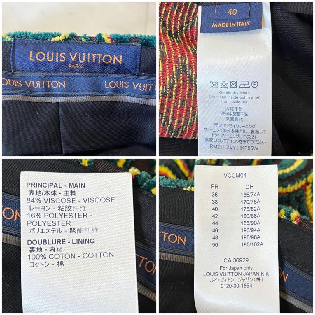 Louis Vuitton 21SS モノグラム フラワー スラックスパンツ