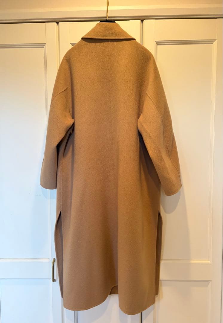 美品 HAUNT ダブルフェイスオーバーコート