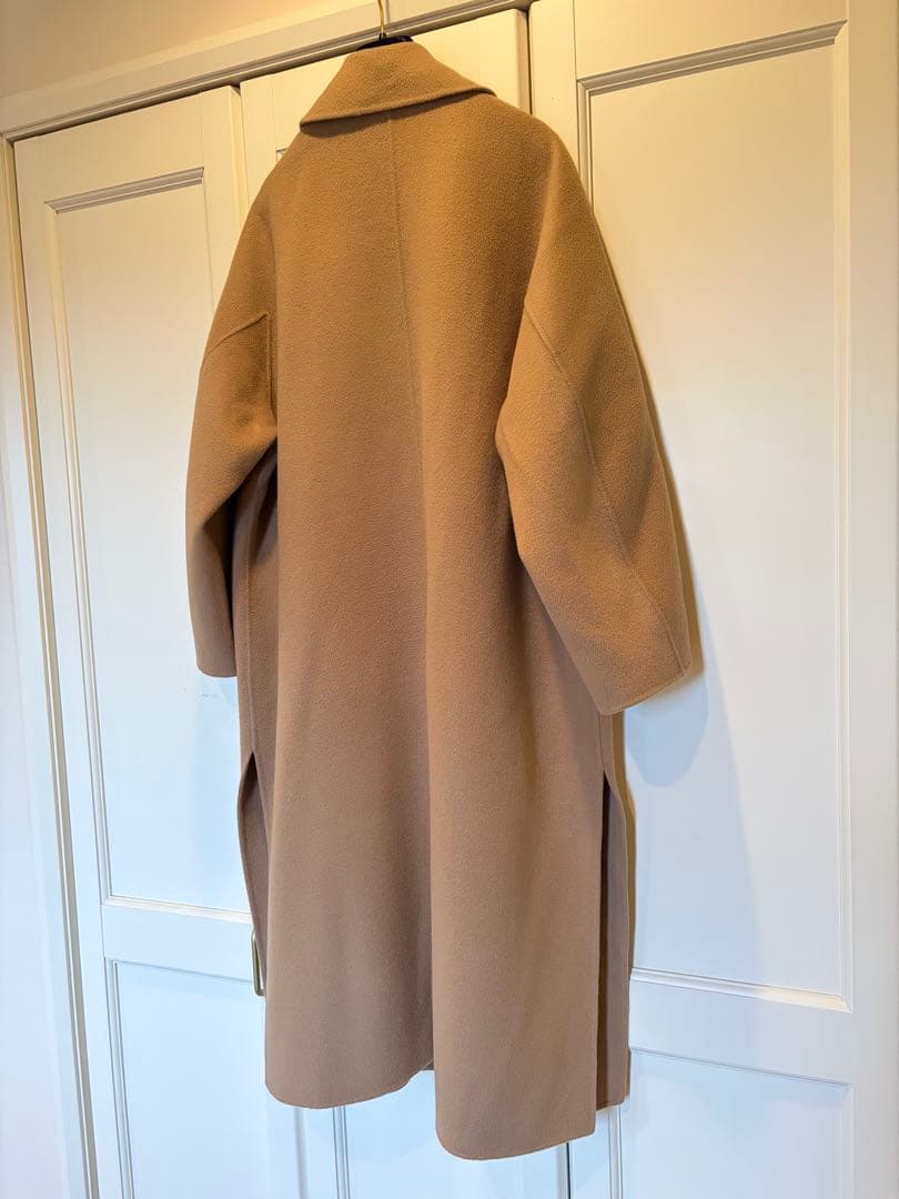 美品 HAUNT ダブルフェイスオーバーコート