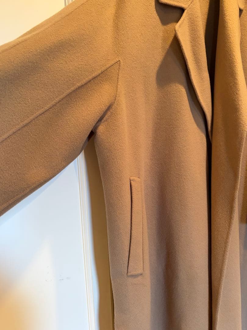 美品 HAUNT ダブルフェイスオーバーコート