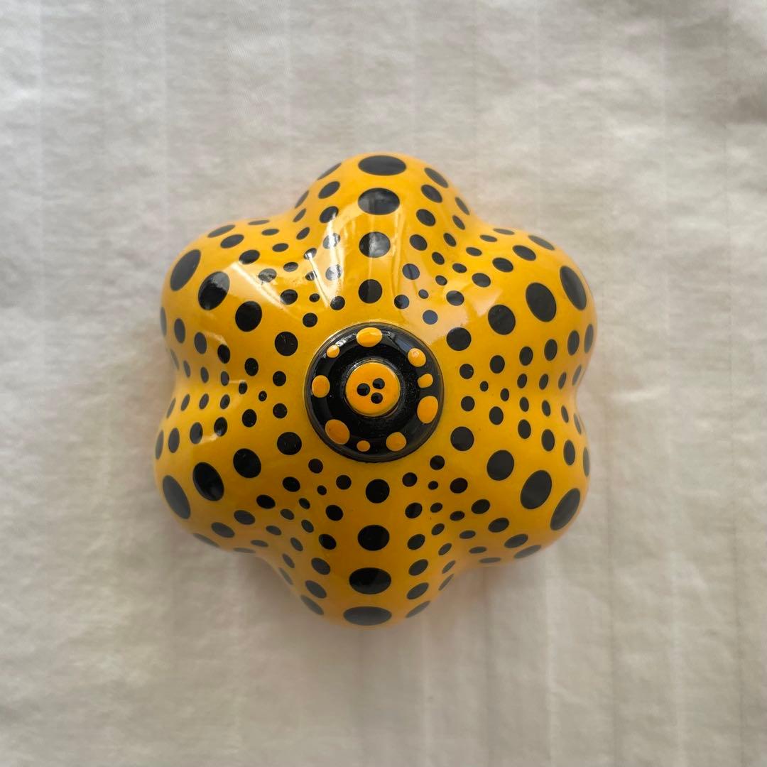 草間彌生　かぼちゃ　南瓜　オブジェ　ペーパーウェイト　廃盤品