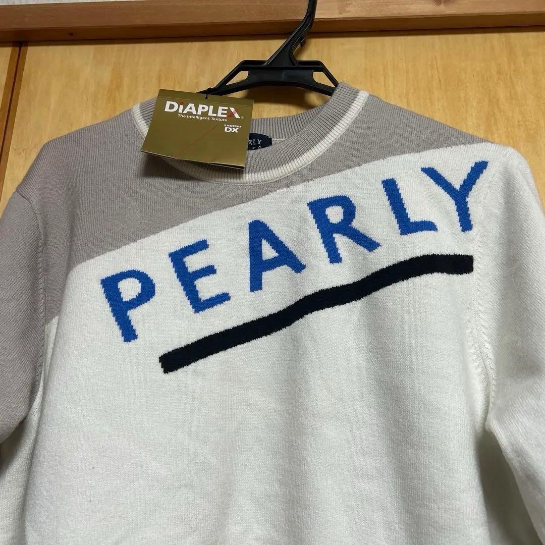 新品　ゴルフ　PEARLY GATES セーター &パーカー　ホワイト グレー