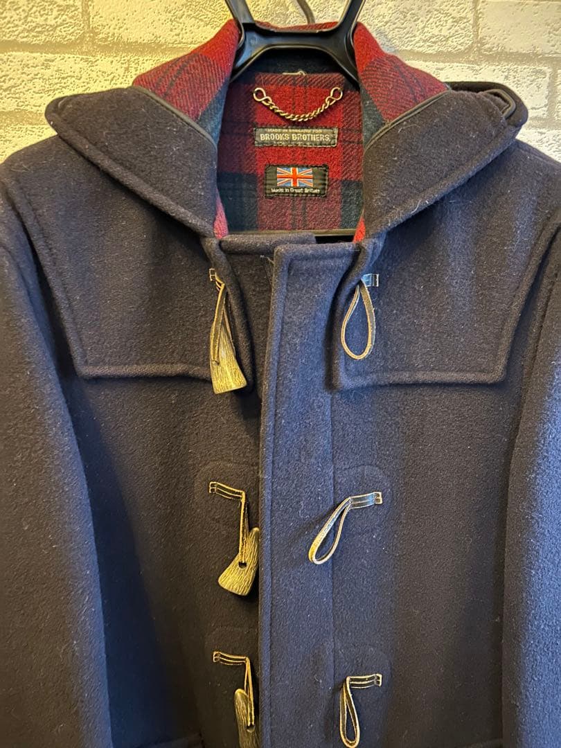 ブルックスブラザーズ　ネイビー ウール ダッフルコート