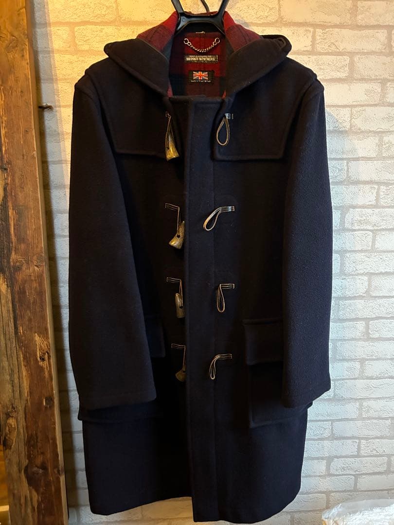 ブルックスブラザーズ　ネイビー ウール ダッフルコート