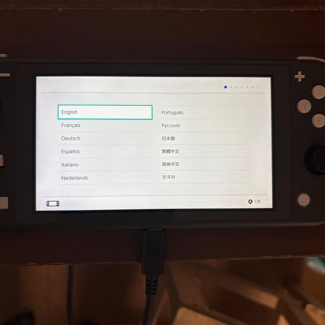ニンテンドースイッチライト　グレー　ジャンク